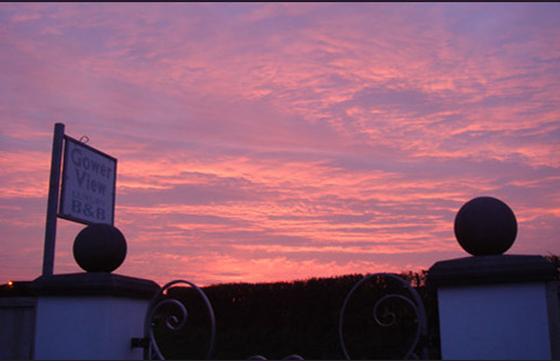 Entrance at gower view tenby